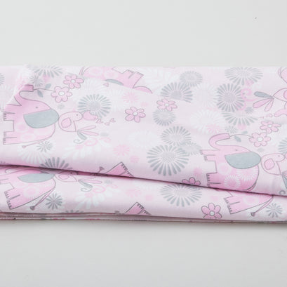 Mia Bird Flannel - Elephant Blush 2 Yard Cut
