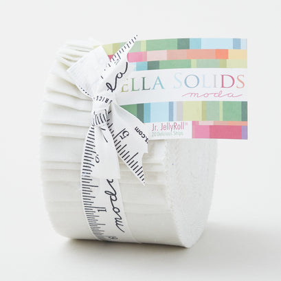 Bella Solids Feather Junior Jelly Roll