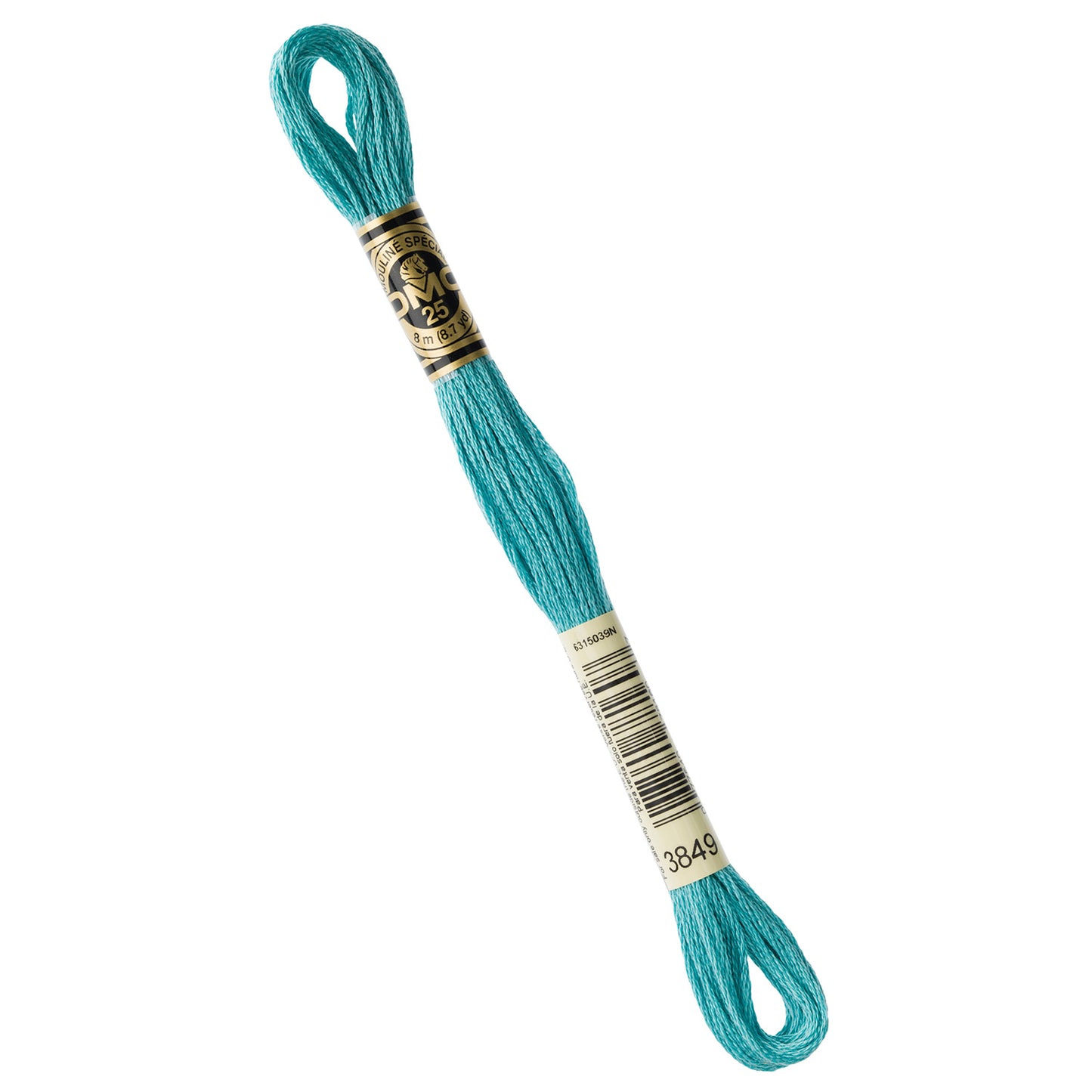 DMC Embroidery Floss - 3849 Light Teal Green Primary Image