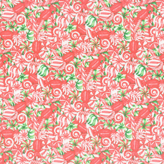 Peppermint Candy - Packed Candy Red Multi Yardage