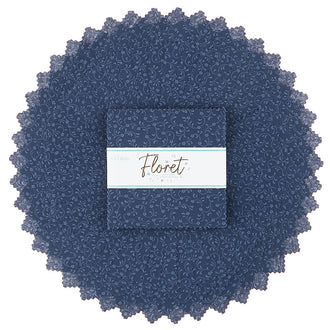Floret - Navy 5" Stackers