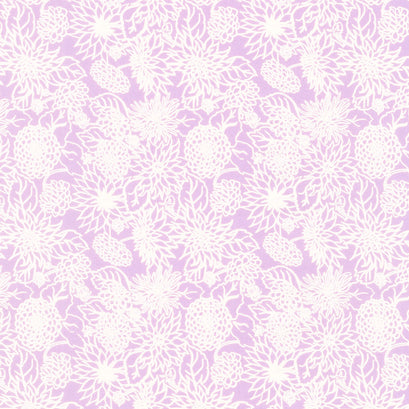 In the Garden - Dahlia Love Lilac Yardage