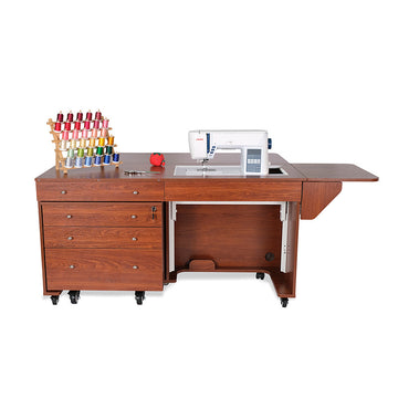 Kangaroo & Joey Sewing Cabinet - Teak Alternative View #2