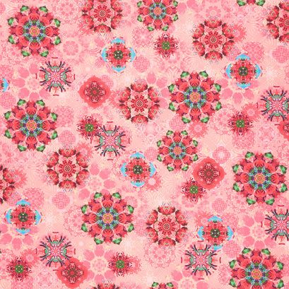 Florence - Medallion Flamingo Yardage