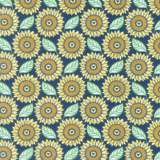 Sunflowers in my Heart - Tournesol Dusk Yardage