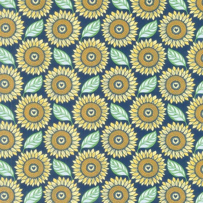 Sunflowers in my Heart - Tournesol Dusk Yardage