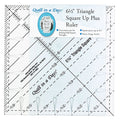 6 1/2" Triangle Square Up Plus Ruler