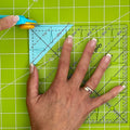 6 1/2" Triangle Square Up Plus Ruler