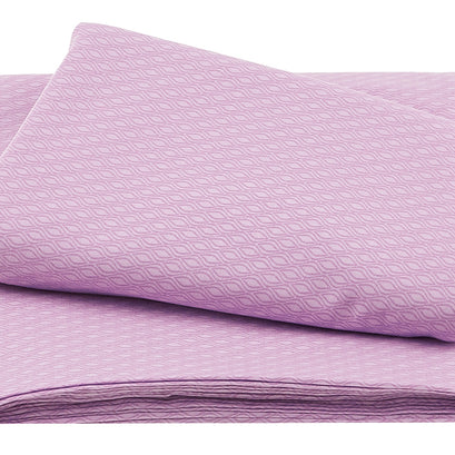Grape Crush - Wavy Diamonds Lightest Purple 3 Yard Cut