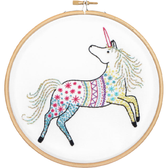 Unicorn Embroidery Kit Primary Image