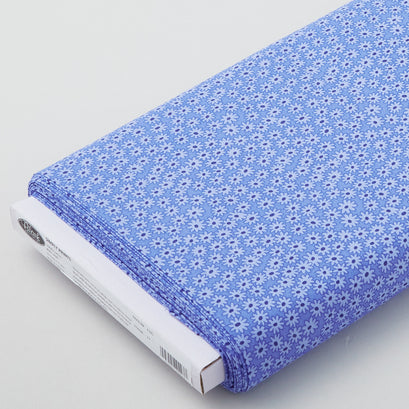 Simply Prints - Daisies Dark Blue 10 Yard Bolt