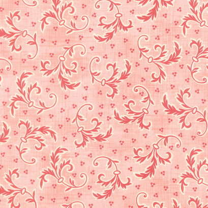 Dinah's Delight 1830-1850 - Lacework Sweet Pink Yardage