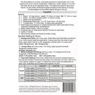 Roundabout Bag Seat Belt Pattern Alternative View #1