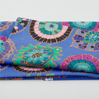 Kaffe Fassett Collective - February 2023 Carpet Cookies Blue 2 Yard Cut