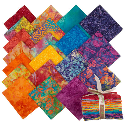 Summer Sizzle Batiks Fat Quarter Bundle