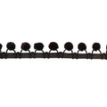 PomPom Fringe - Black 1-1/8" Alternative View #1