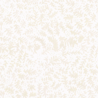 Tonga Batiks - Vanilla Stamped Ferns & Flowers Paper Yardage