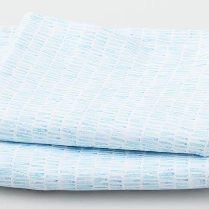 Coastal Sanctuary - Fringe White/Blue 3 Yard Cut
