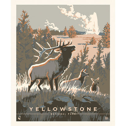 National Parks - Yellowstone Poster Multi Panel
