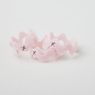 Cord Wrap, Ric Rac - Set of 3, Pink