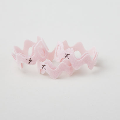 Cord Wrap, Ric Rac - Set of 3, Pink