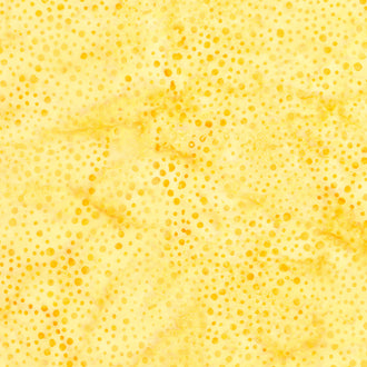 Tropical Oasis Batiks - Dot Yellow Bumblebee Yardage