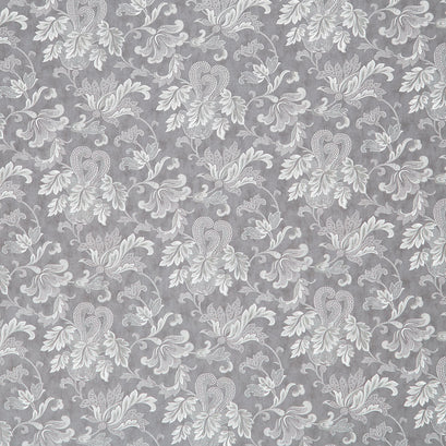 Collection for a Cause: Etchings - Friendly Flourish Charcoal Yardage