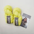 Crescent Hill Shawl Knit Kit - Golden Kiwi