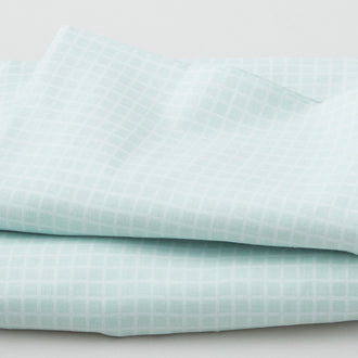 Hello Sunbeam -Grid Texture Green 3 Yard Cut