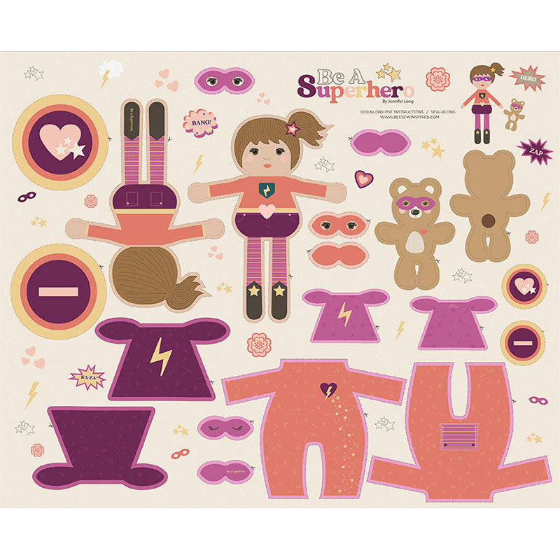 Be a Superhero - Superhero Doll Rose Panel Primary Image