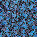 Polar Bear Attitude - Jazzy Swirls Black Multi Yardage Primary Image