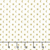 The Sun, The Moon, And The Stars! - Sun and Moon Small Cream Yardage Primary Image