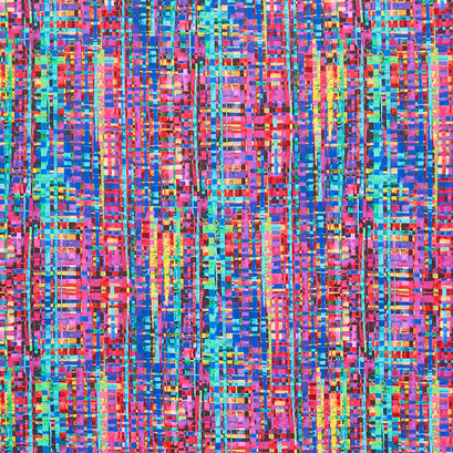 Full Color - Rainbow Plaid Multi Yardage