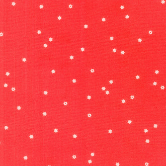 Seasons - Flowers Red Yardage