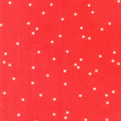 Seasons - Flowers Red Yardage