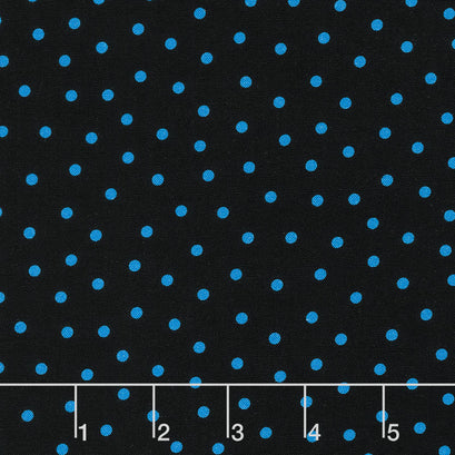 Lightbox - Polka Dots Blue Yardage