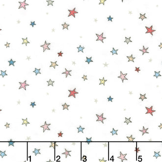 Guess How Much I Love You - Pink Stars Multi Flannel Yardage