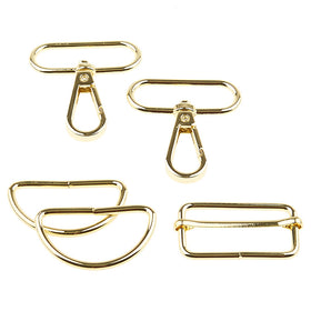 Sallie Tomato Level 3 Basic Hardware Kit - 1-1/2" Gold Primary Image
