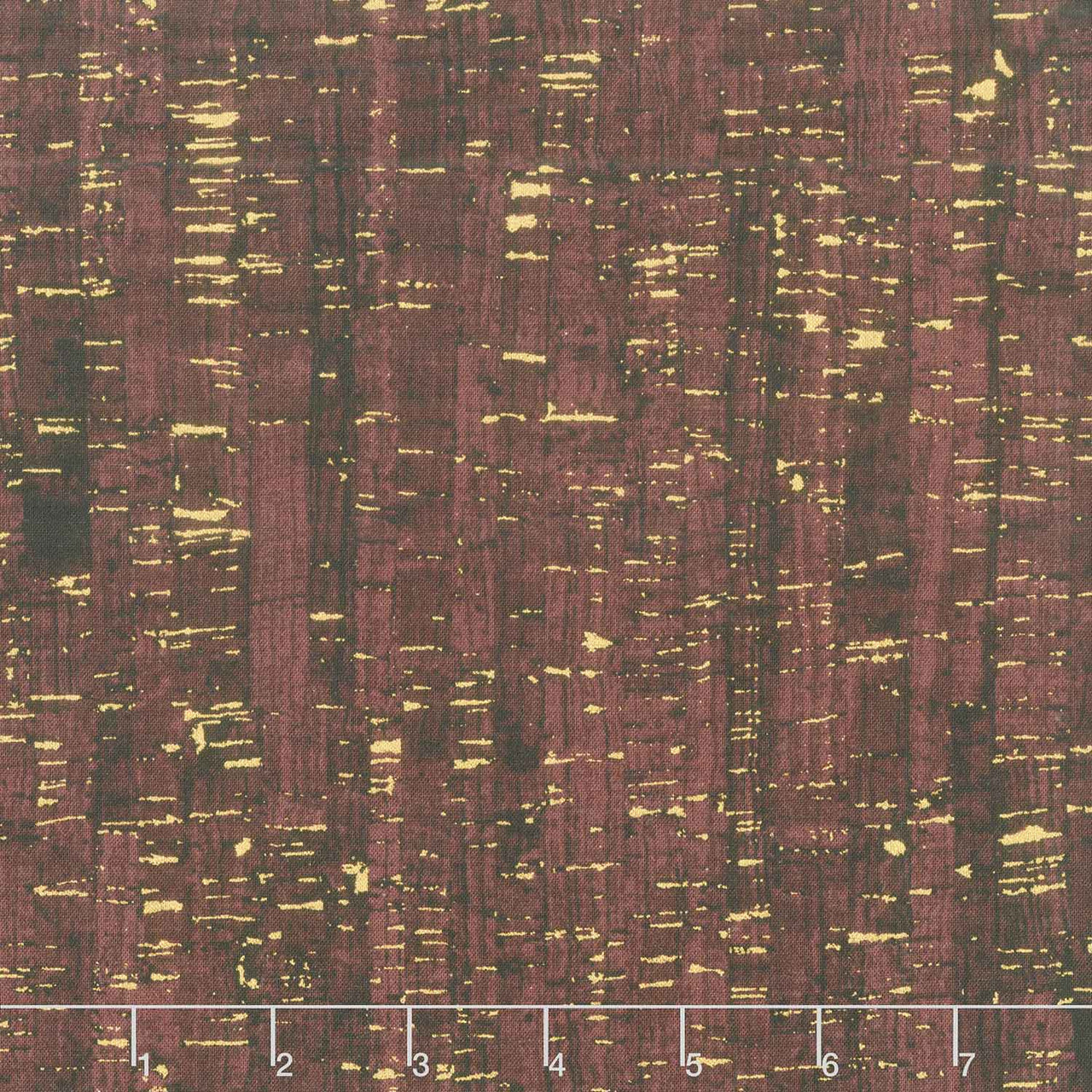 Uncorked II - Uncorked Brick Metallic Yardage Primary Image