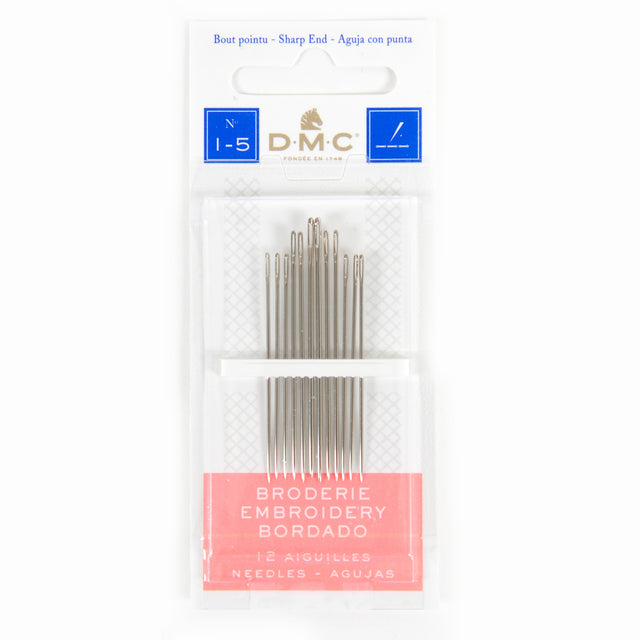 DMC Embroidery Sharps Needles - Sizes 1 - 5 Primary Image