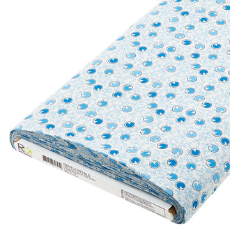 Gentle Petals - Blue Vine Dots 10 Yard Bolt