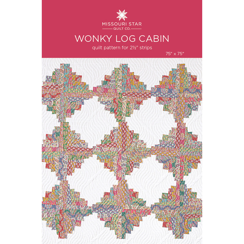 Wonky Log Cabin Quilt Pattern by Missouri Star Primary Image