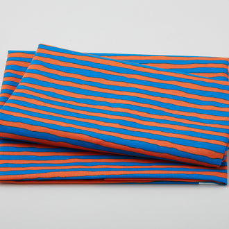 Kaffe Fassett - August 2022 Comb Stripe Orange 2 Yard Cut