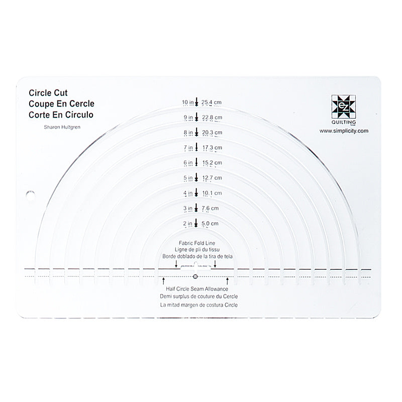 Easy Circle Cut Ruler
