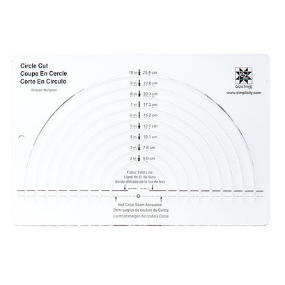 Easy Circle Cut Ruler