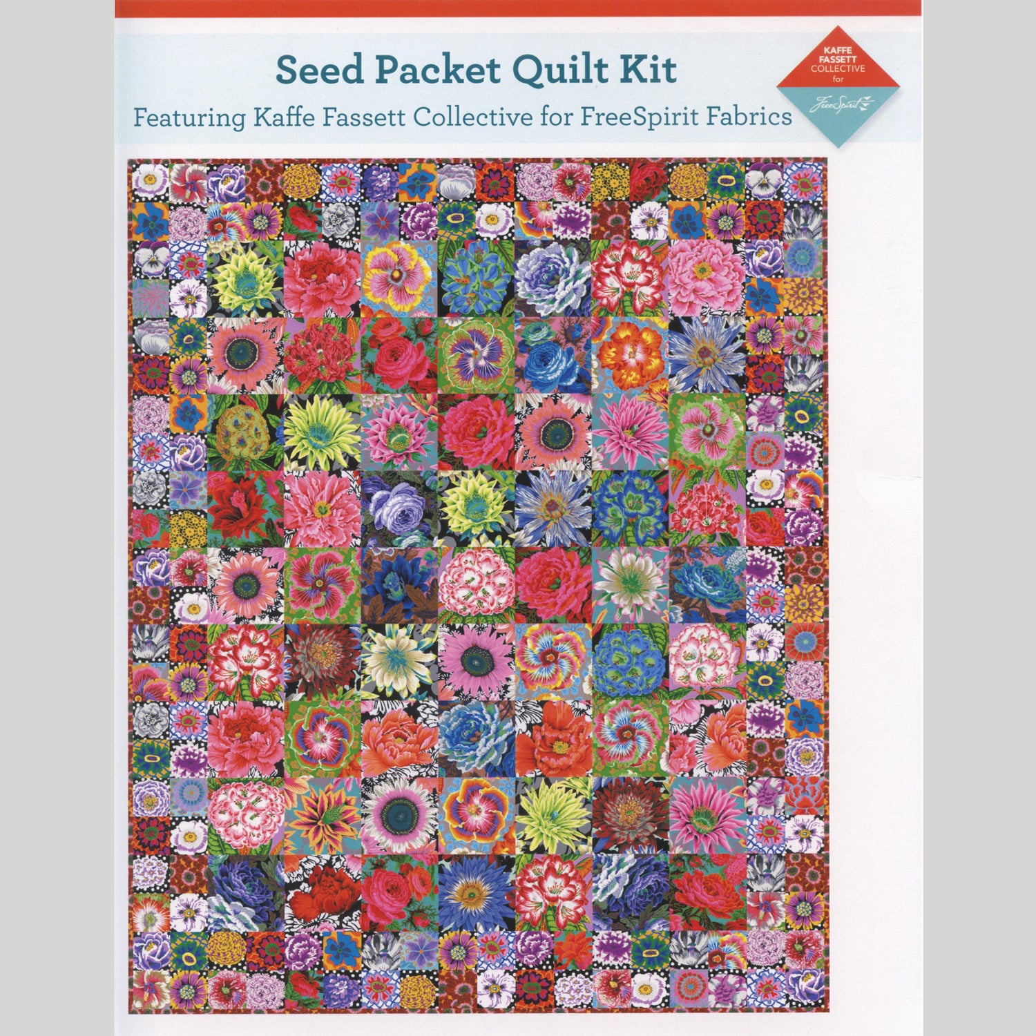 7+ Microgreen Seed Quilt Kaffe Fassett Seed Packet Quilt Kit