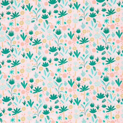 Hibiscus - Foliage Blush Yardage
