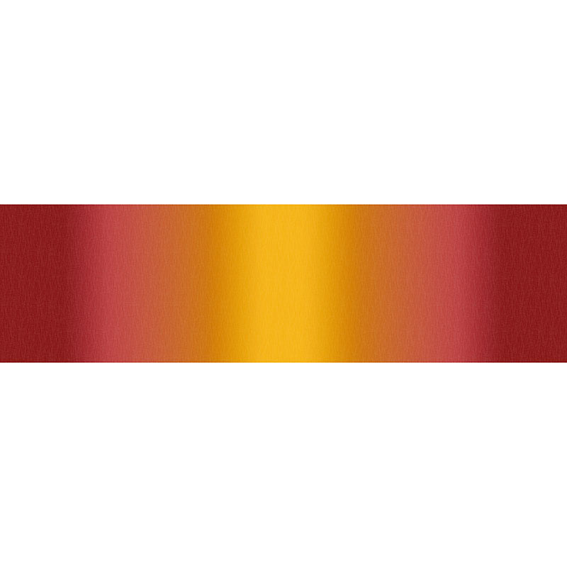 Gelato Ombre - Deep Red / Orange / Yellow Yardage