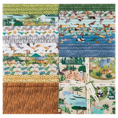 Ticket to the Zoo 10" Squares