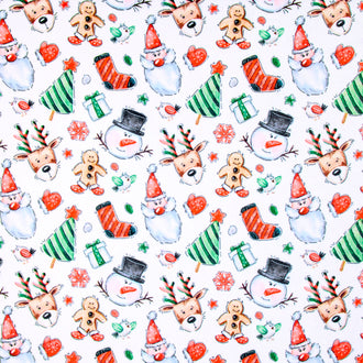 Cloud Cuddle® Print - Santas Multi Yardage